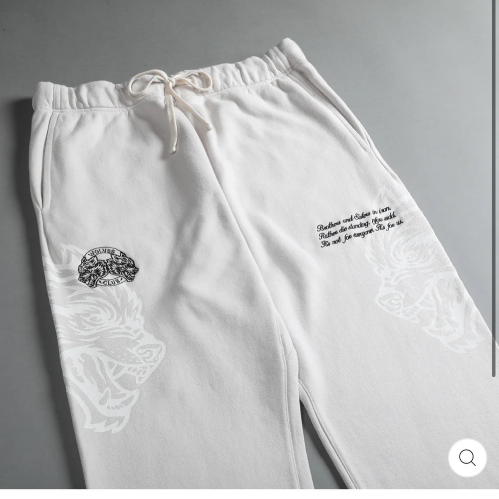 IT'S NOT FOR EVERYONE BIGELOW SWEAT PANTS IN STONE